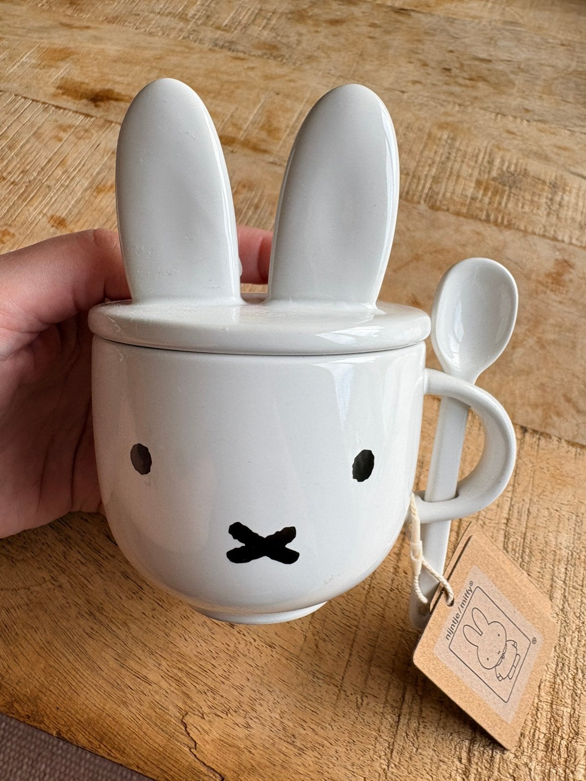 Nijntje suikerpotje Miffy Uniek!! met lepeltje, Overige merken, Keramiek, Overige typen, Nieuw