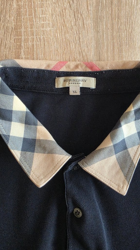 Burberry Polo London, Zwart, Maat 56/58 (XL), Ophalen of Verzenden, Gedragen