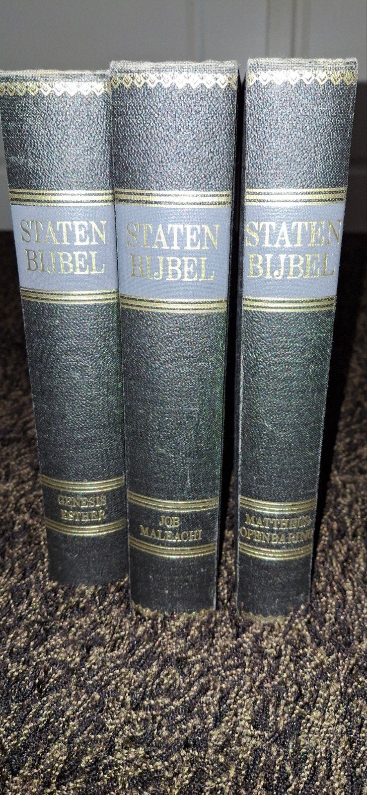 Statenbijbel - Complete set in 3 delen, Ophalen of Verzenden, Statenvertalers