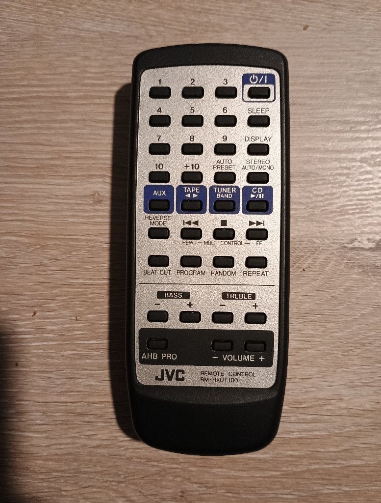 jvc rm-rxut100 afstandsbediening origineel rm rxut100, Ophalen of Verzenden, Gebruikt, Origineel