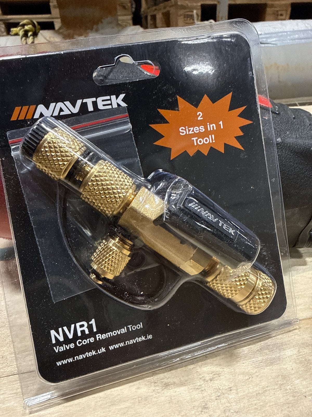 Navtek NVR1 Ventielkern Verwijderaar - 2 Maten in 1 Tool, Ophalen of Verzenden, Nieuw, Overige typen, Overige merken