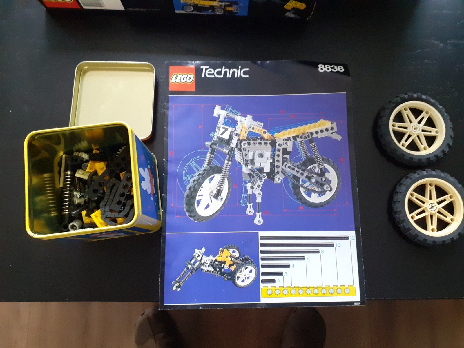 Retro lego motor, Ophalen of Verzenden, Gebruikt, Compleet, Lego