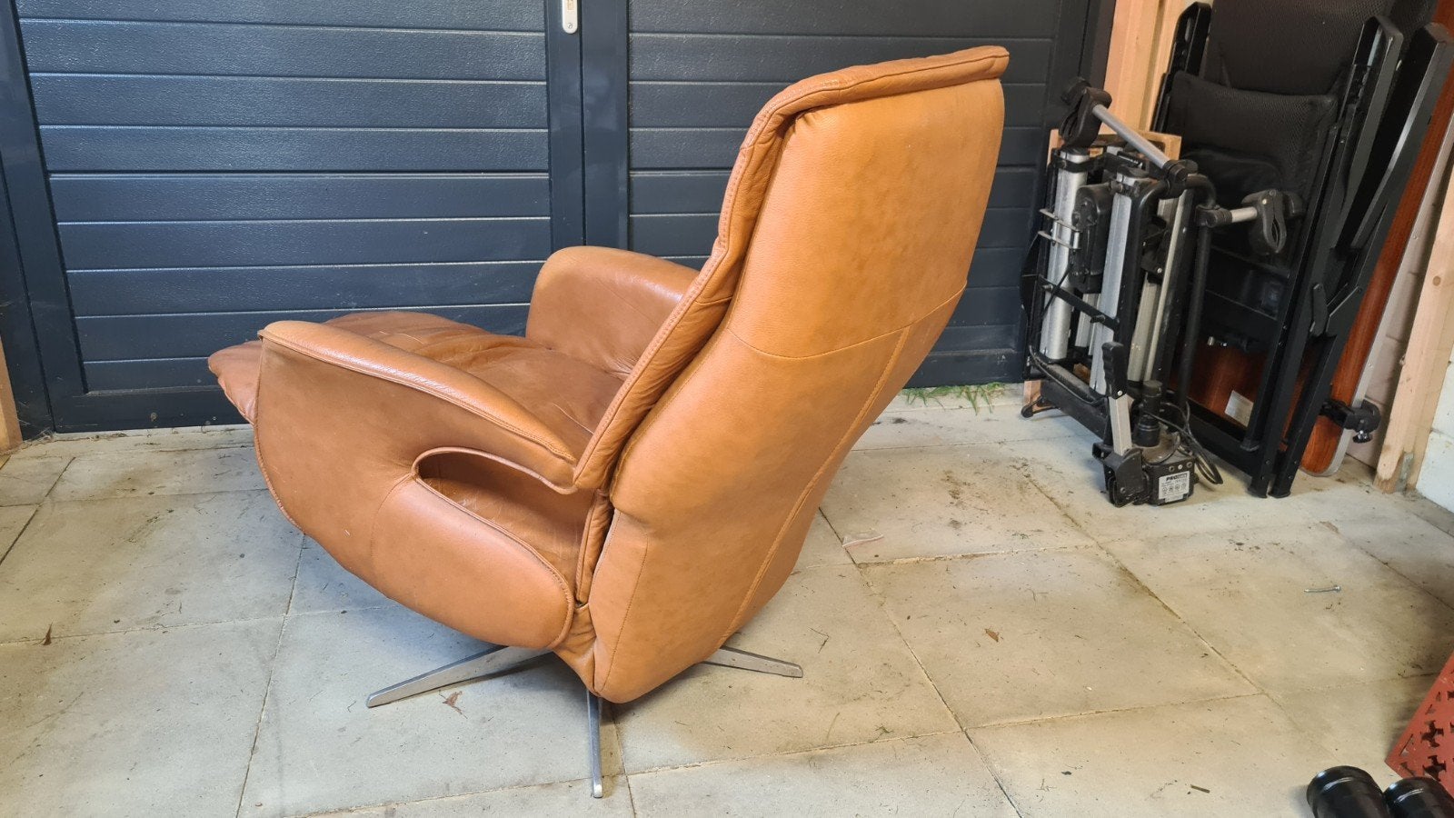Foto 5 van Leren Relaxfauteuil - Comfortabel en Verstelbaar