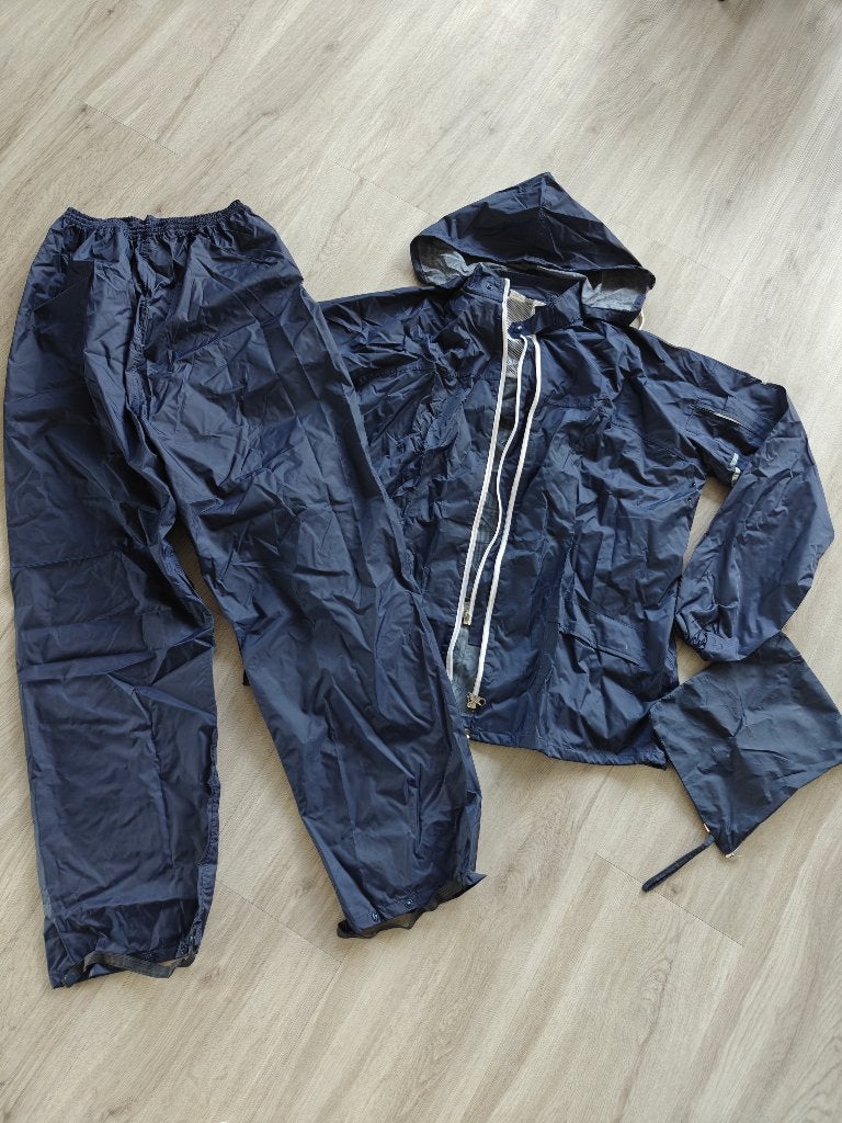 Regenpak rubber binnenkant, Caravans en Kamperen, Regenkleding, Ophalen of Verzenden, Gebruikt, Regenpak, Heren