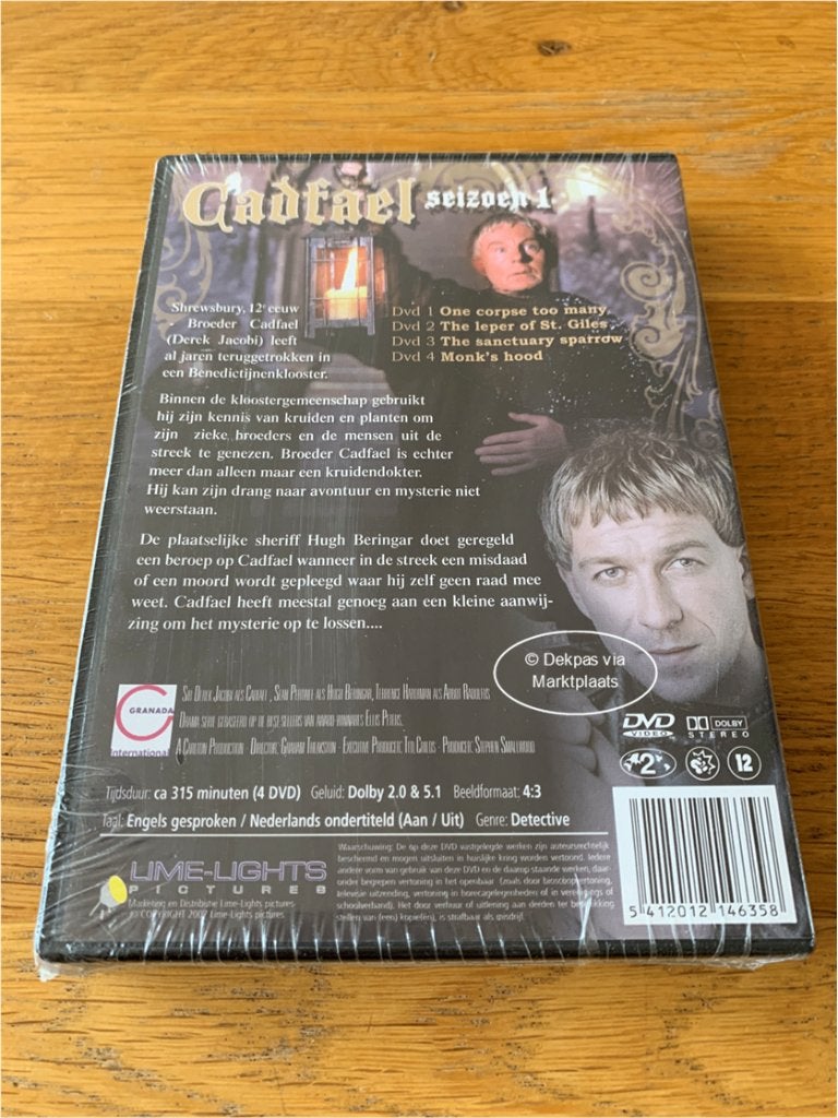 Dvd's Cadfael - Seizoen 1 (NIEUW) en 2, Nederlands, Ophalen of Verzenden, Vanaf 12 jaar, Thriller