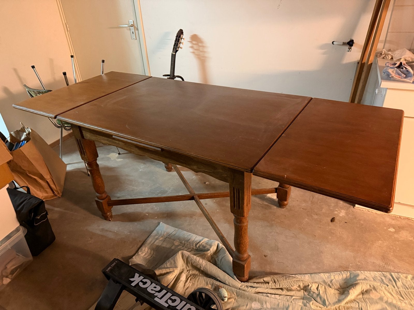 Antieke uitklapbare tafel - 120-210 cm lang, Ophalen