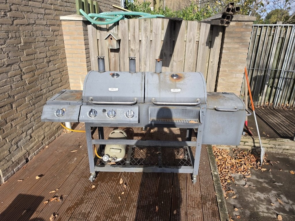bbq gas en kolen, Tuin en Terras, Ophalen, Gebruikt
