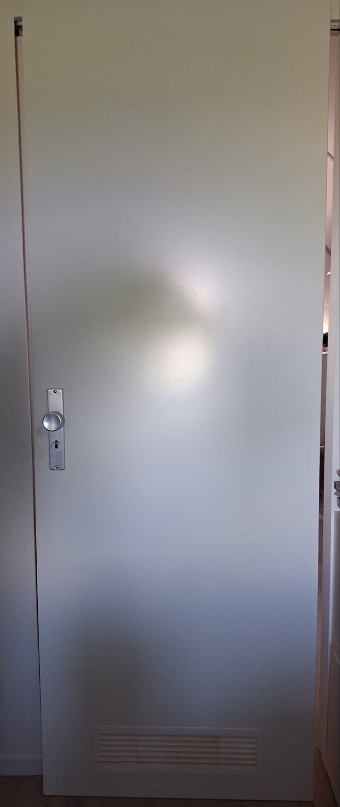 Meterkast deur met roosters, opdek, 231,5 x 73 cm, Ophalen, Gebruikt, Minder dan 80 cm, 215 cm of meer