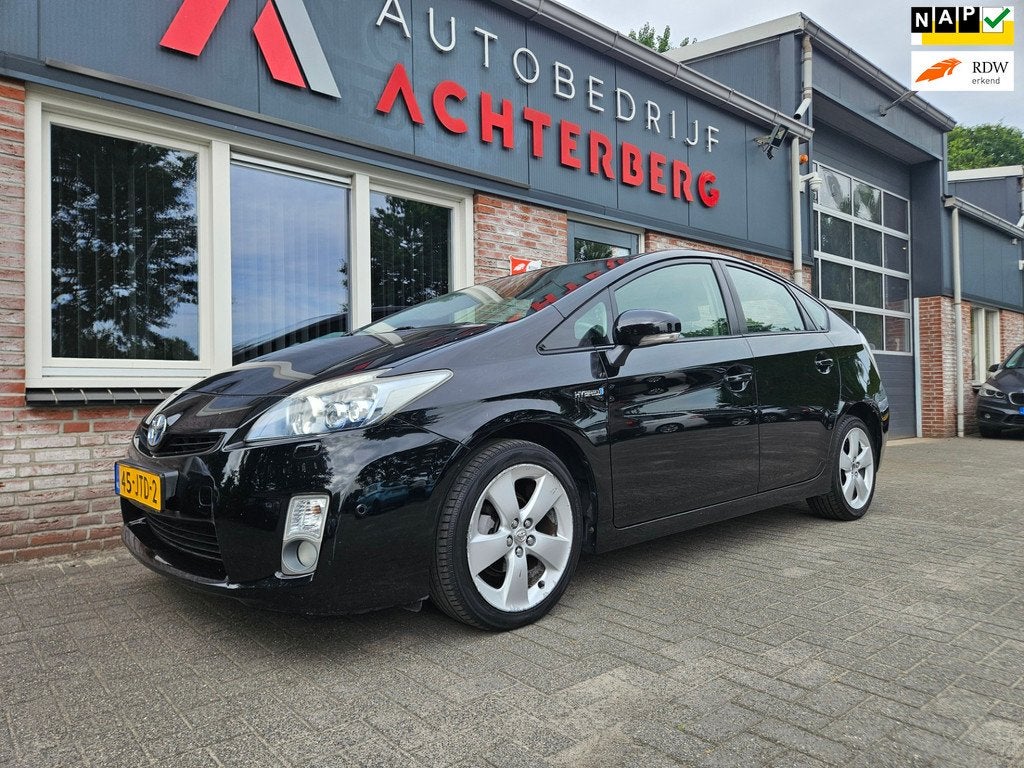 Toyota Prius 1.8 Dynamic Airco/Clima! Camera! NAP! Navigatie, Gebruikt, 4 cilinders, Zwart, Origineel Nederlands