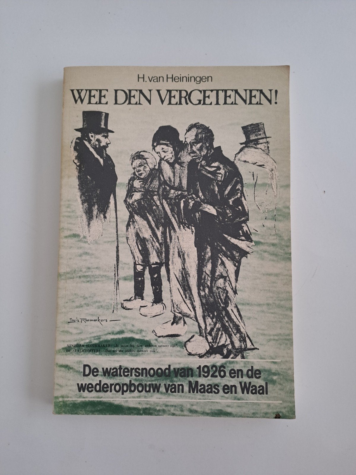 De watersnood van 1926 en de wederopbouw van Maas en Waal., Ophalen of Verzenden, H. van Heiningen