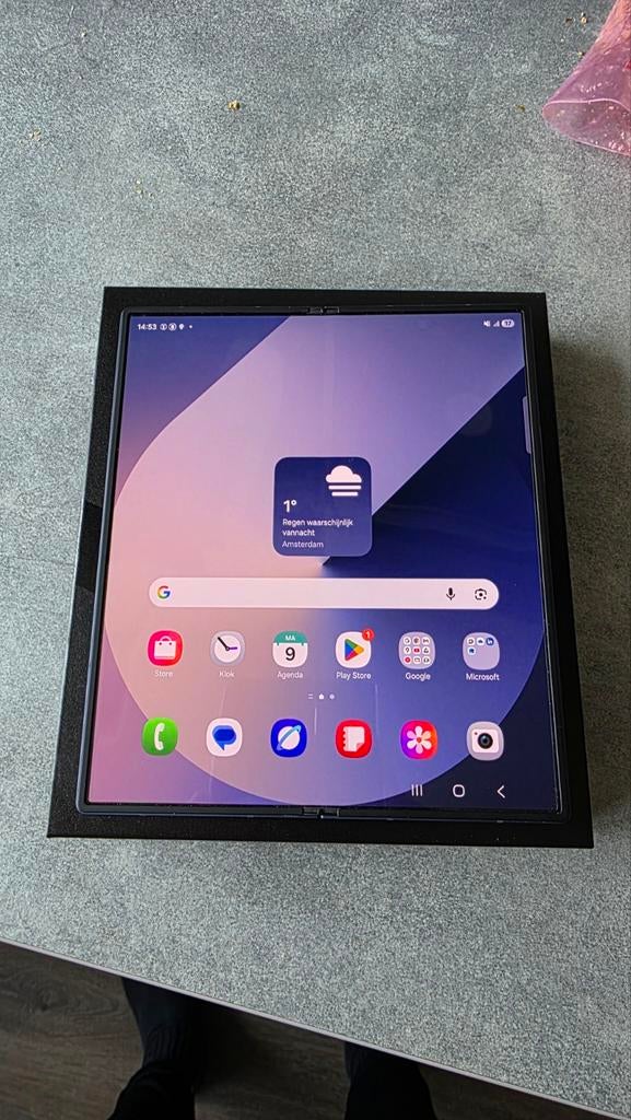 Samsung Galaxy Zfold 6 256GB, Telecommunicatie, Mobiele telefoons | Samsung, Ophalen, Blauw, Touchscreen, Zo goed als nieuw