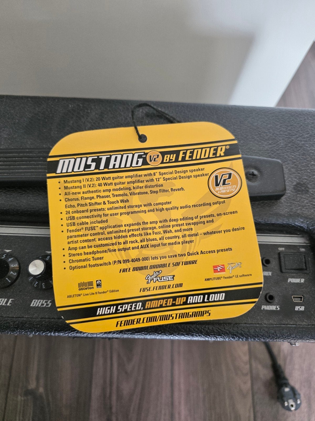 Fender Mustang V2 versterker, Ophalen, Nieuw