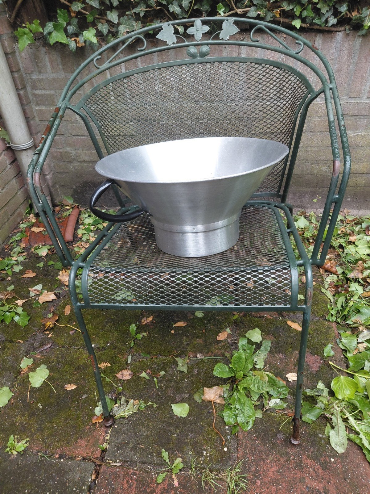 Hendi Aluminium Zeefpan/Passe-vite - Gebruikt, Hendi, Zilver, Ophalen of Verzenden, Metaal