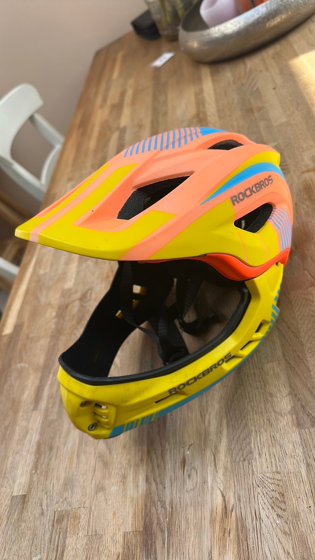 Rockbros fietshelm maat S 48/52cm, Fietsen en Brommers, Ophalen, Zo goed als nieuw