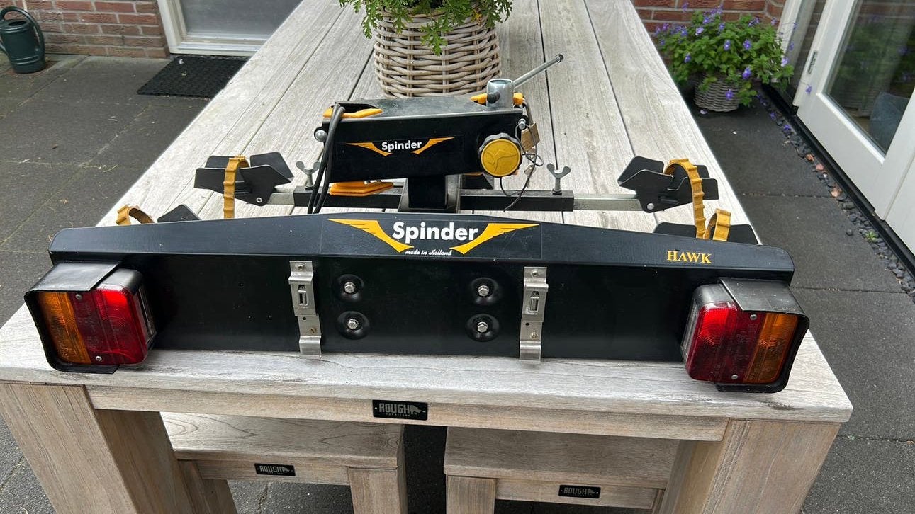 Spinder / Hawk fietsdrager, Ophalen, Zo goed als nieuw, Trekhaakdrager
