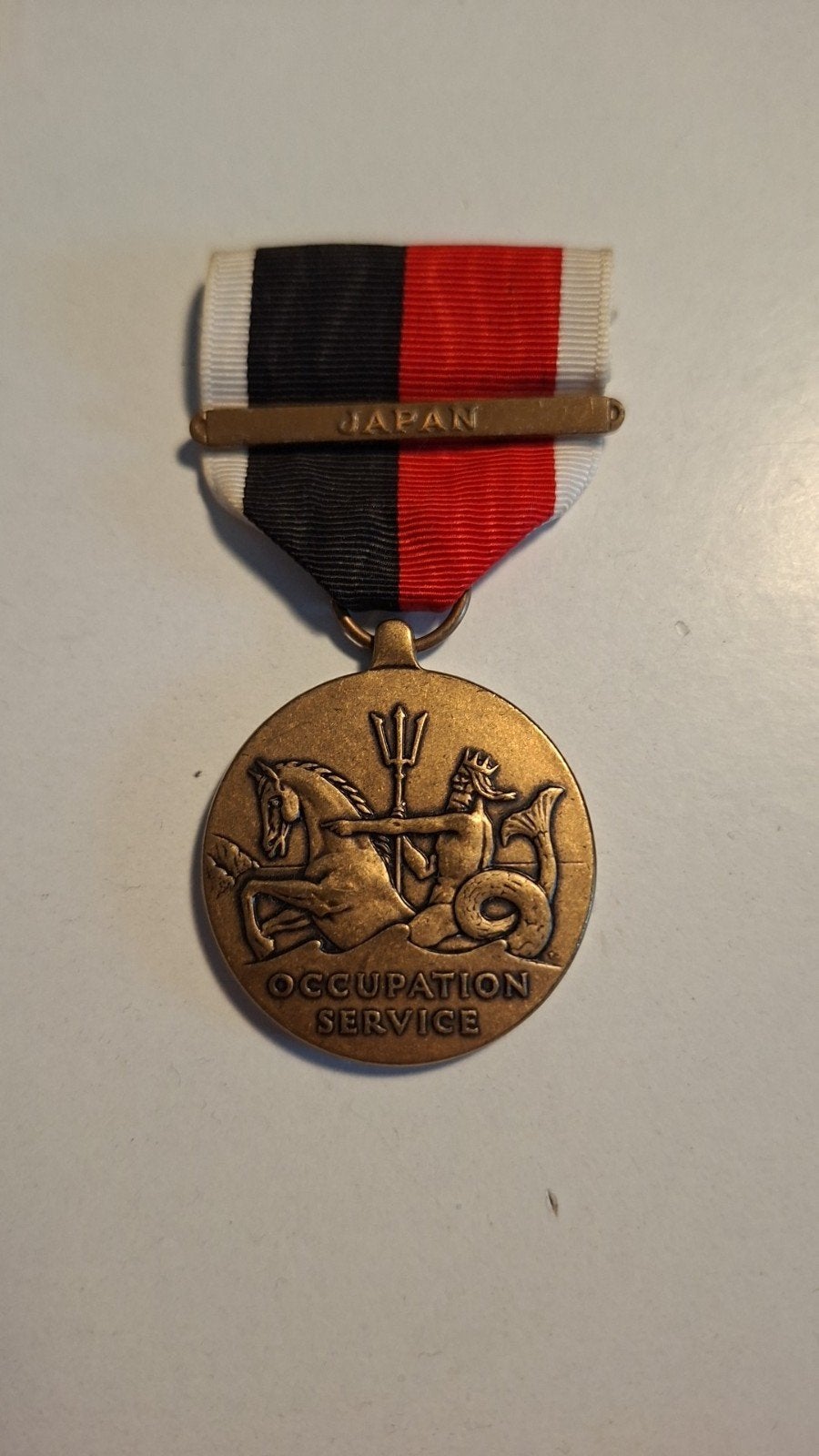 Amerikaanse Occupation Service Medaille Japan, Ophalen of Verzenden, Overige soorten, Amerika, Lintje, Medaille of Wings