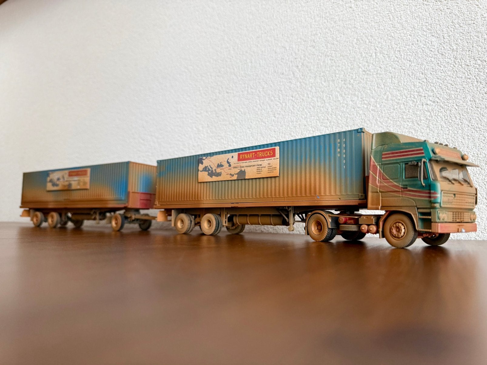 Tekno Rynart DAF3600 “Dirt Sand” ROADTRAIN/ B-Double, Ophalen of Verzenden, Zo goed als nieuw, Bus of Vrachtwagen, Tekno