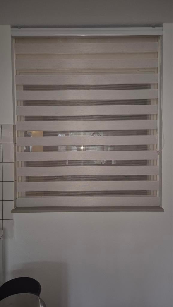 Rolgordijn 120x185, Ophalen, 100 tot 150 cm, Beige, Zo goed als nieuw