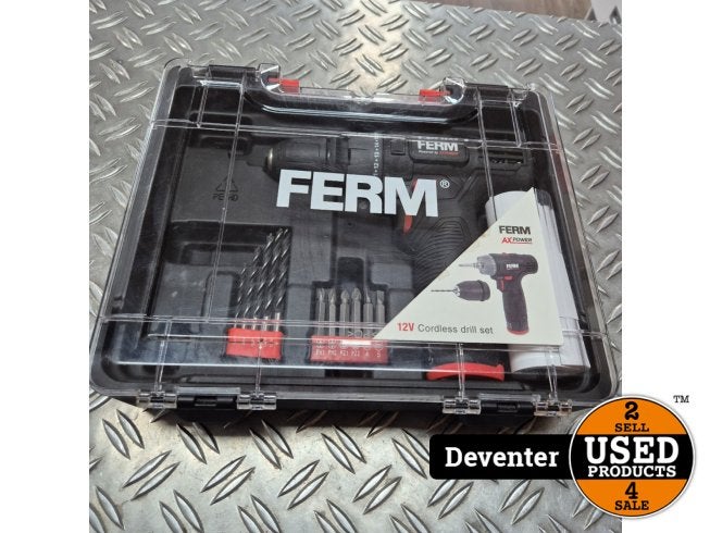 FERM - CDM1189 -  AX Power Accuboormachine NIEUW in koffer, Ferm, Nieuw, Support@ferm.com, Ferm B.V., Merwehaven 23, 
2984 AG Ridderkerk
Netherlands