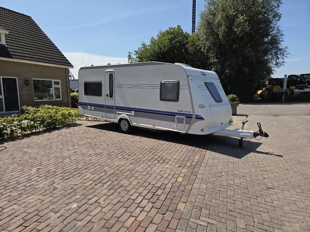 Hobby Prestige 540, Caravans en Kamperen, Caravans, Rondzit, Hobby, Particulier, Vast bed