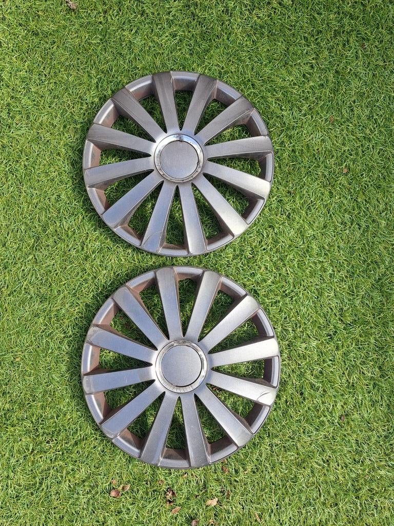 14 inch wieldoppen, 2 stuks, Ophalen, Gebruikt