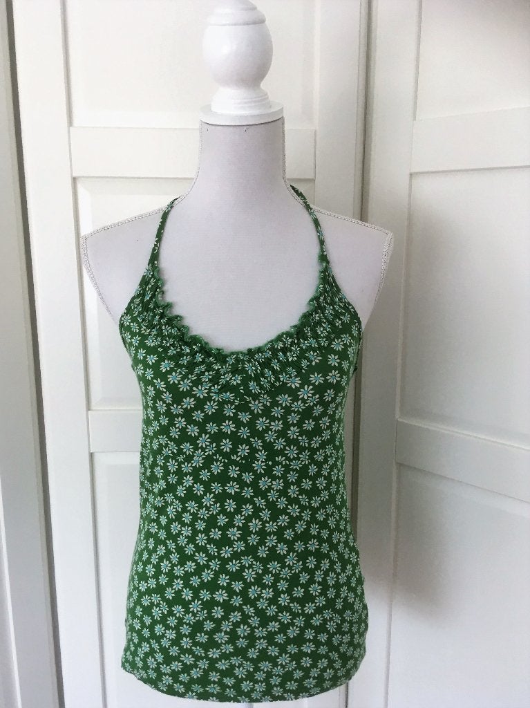 Appeltjes groene madeliefjes mouwloze top, maat XS, Kleding | Dames, Ophalen of Verzenden, Zonder mouw, Maat 34 (XS) of kleiner