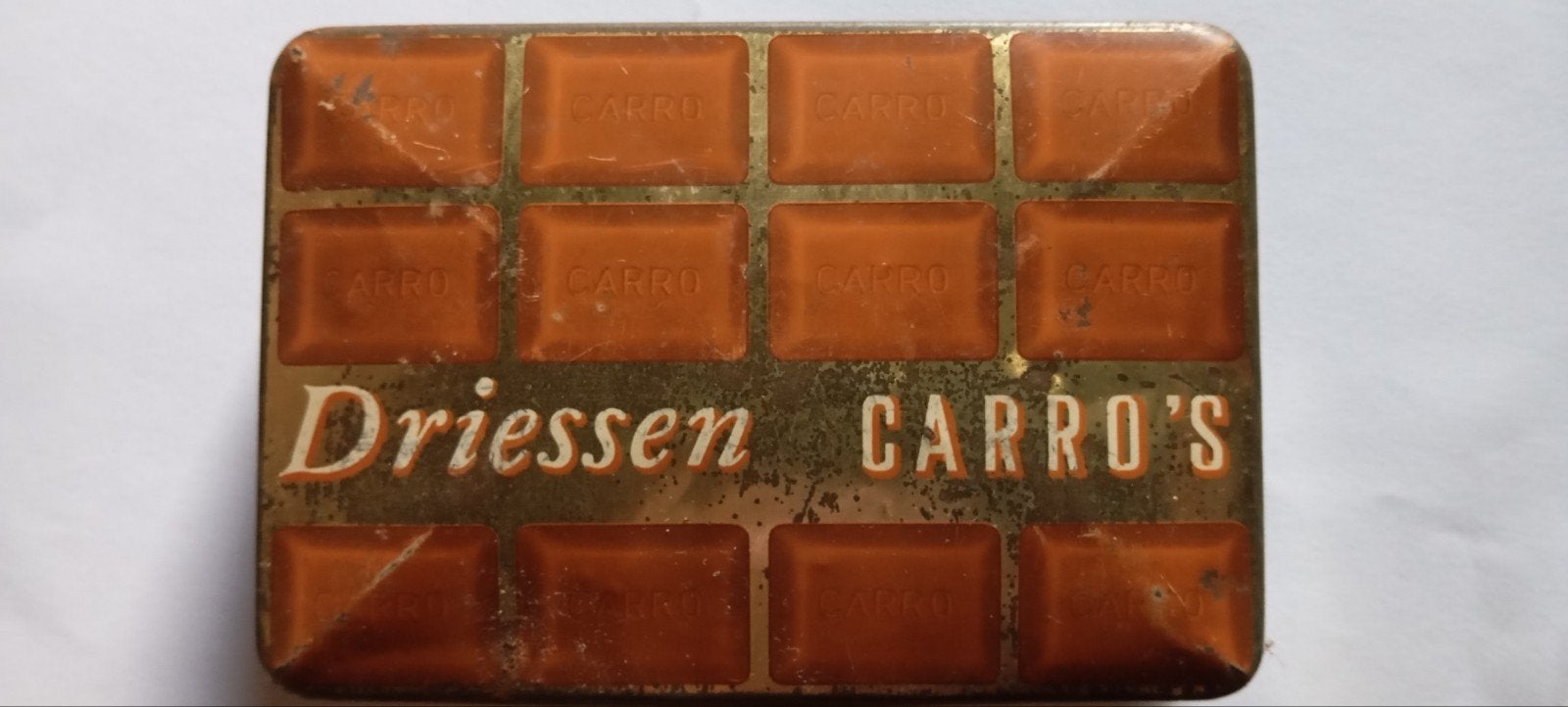 vintage DRIESEN choco blikje Carro's, Ophalen of Verzenden