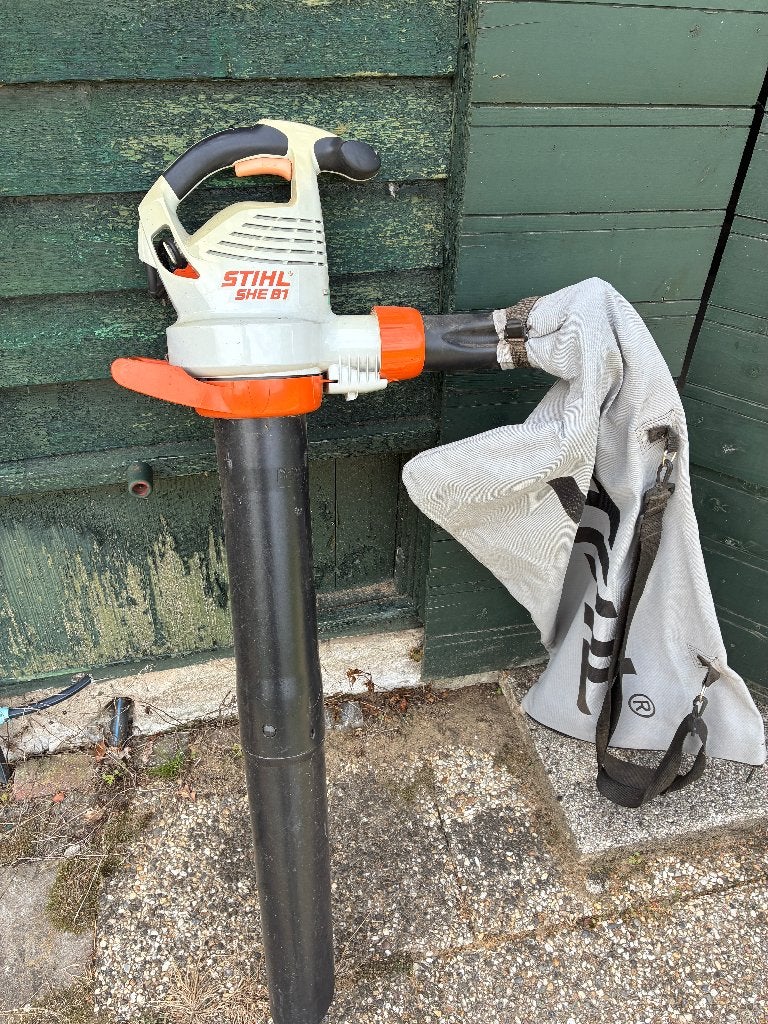 Bladzuiger, Tuin en Terras, Ophalen, Stihl, Gebruikt, Met opvangzak
