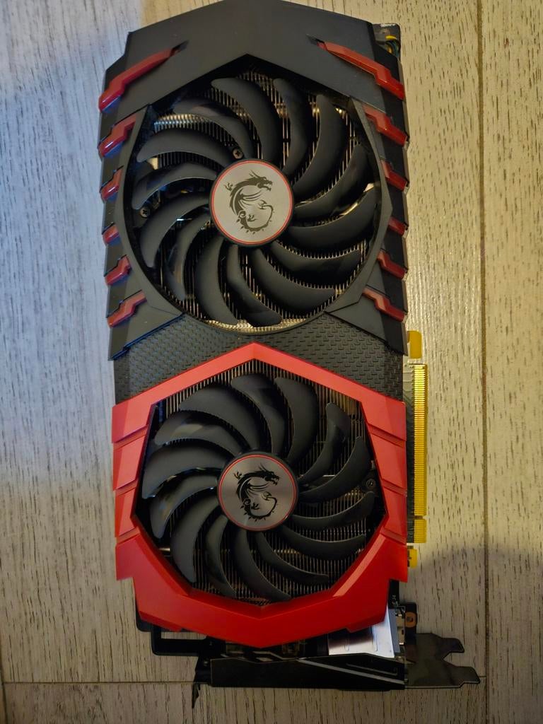 MSI GeForce GTX 1060 GAMING X 6G, Computers en Software, Videokaarten, PCI-Express 3, Gebruikt, Ophalen of Verzenden, GDDR5
