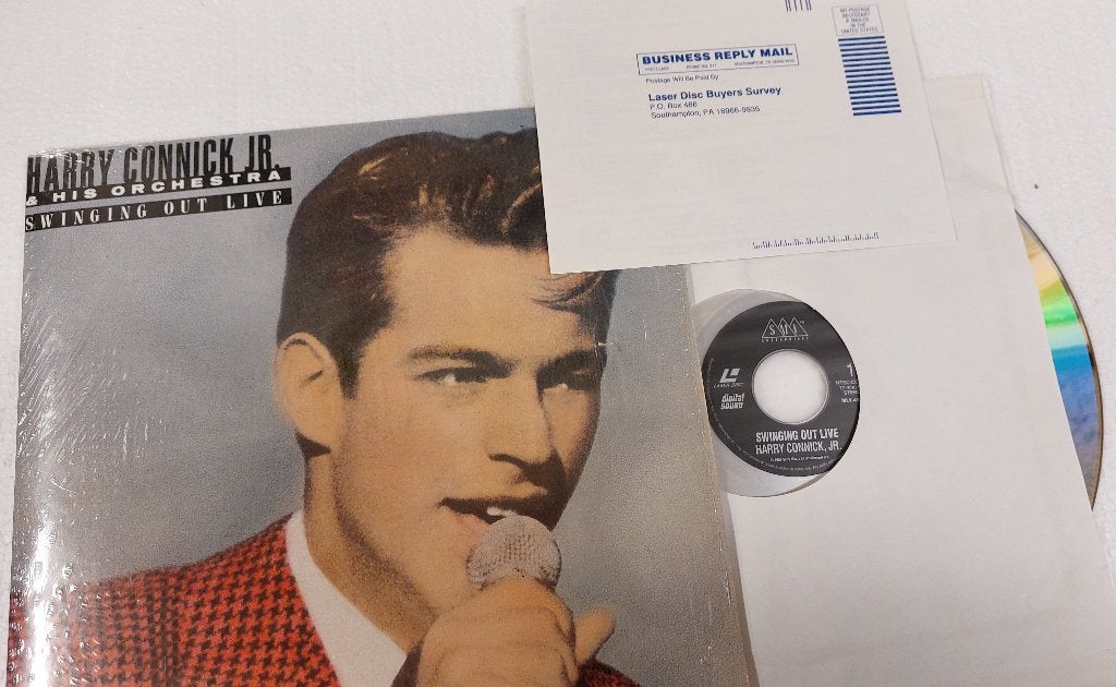 Harry Connick LASERDISC Swinging Out Live USA, Gebruiksvoorwerp, Verzenden, Harry Connick, NvT