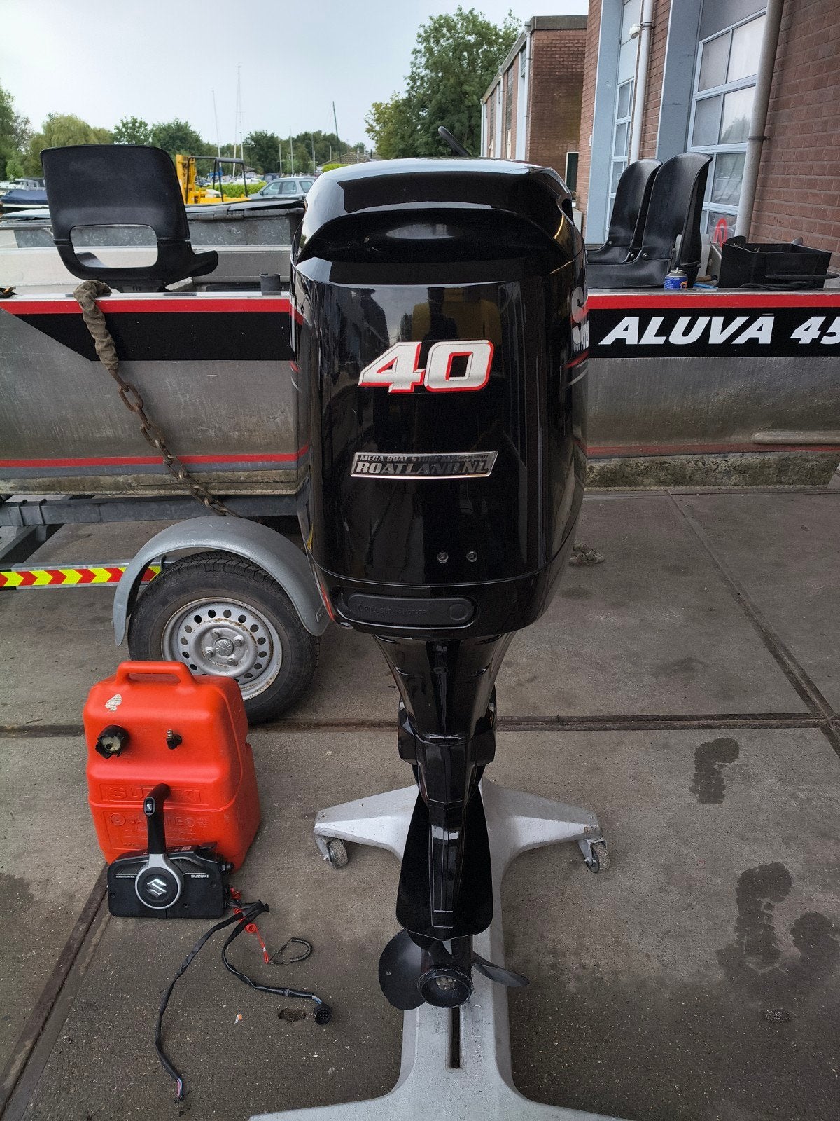 Suzuki 40 pk langstaart buitenboordmotor 2017, Ophalen of Verzenden, Zo goed als nieuw, 30 pk of meer, Viertaktmotor