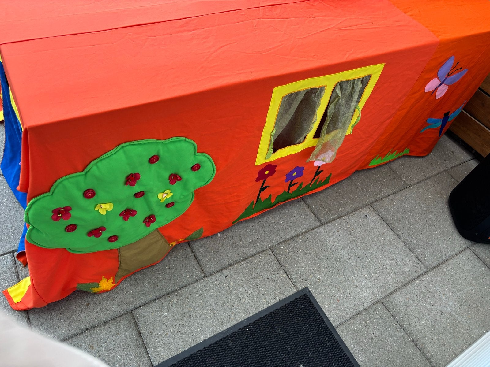 Tafeltent Speelhuisje voor Kinderen - Kleurrijk en Leuk, Ophalen of Verzenden, Gebruikt, Overige materialen