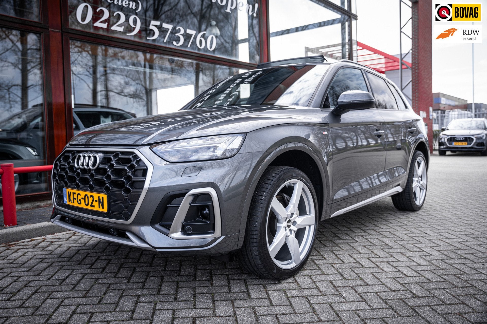 Audi Q5 55 TFSIe Quattro Competition S-line | Panoramadak |, Auto's, Automaat, Gebruikt, 4 cilinders, Bedrijf