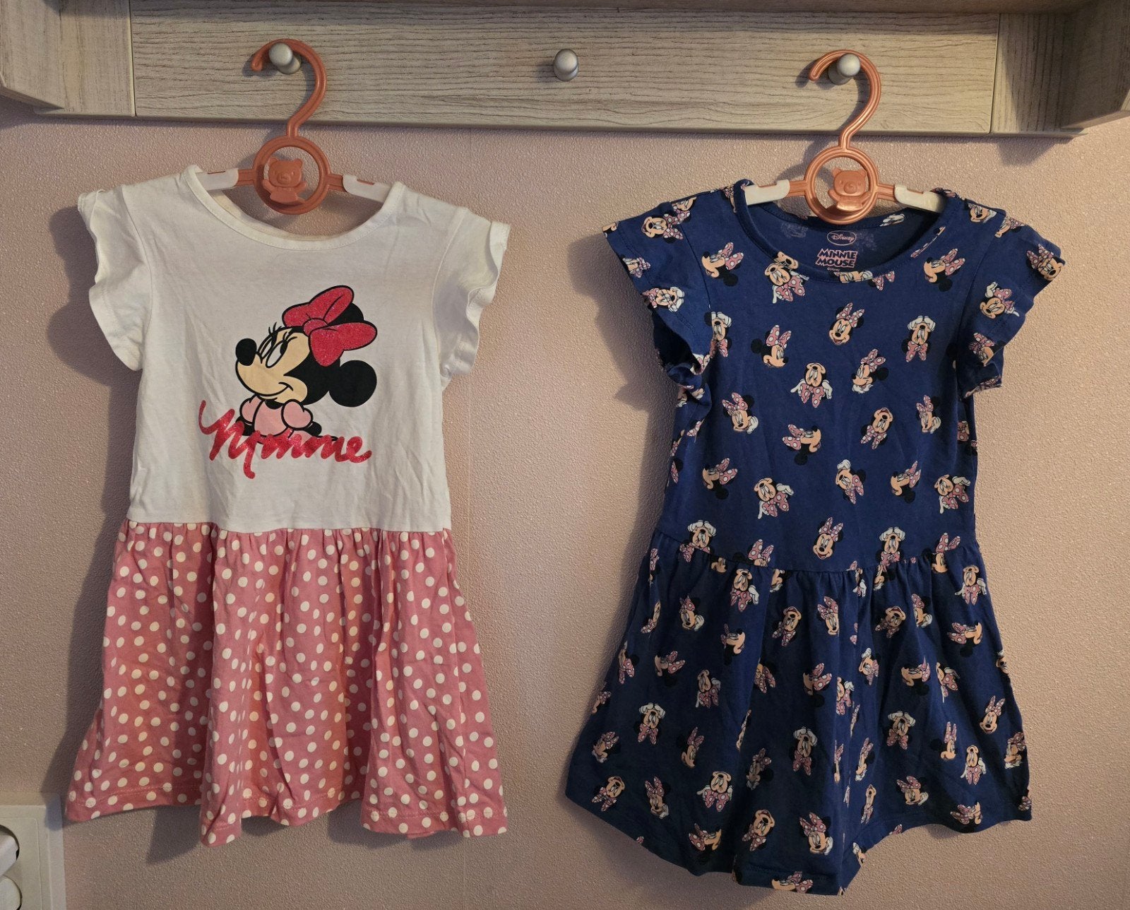 2 Nieuwe Minnie Mouse Jurkjes Maat 92, Disney, Meisje, Nieuw, Ophalen of Verzenden