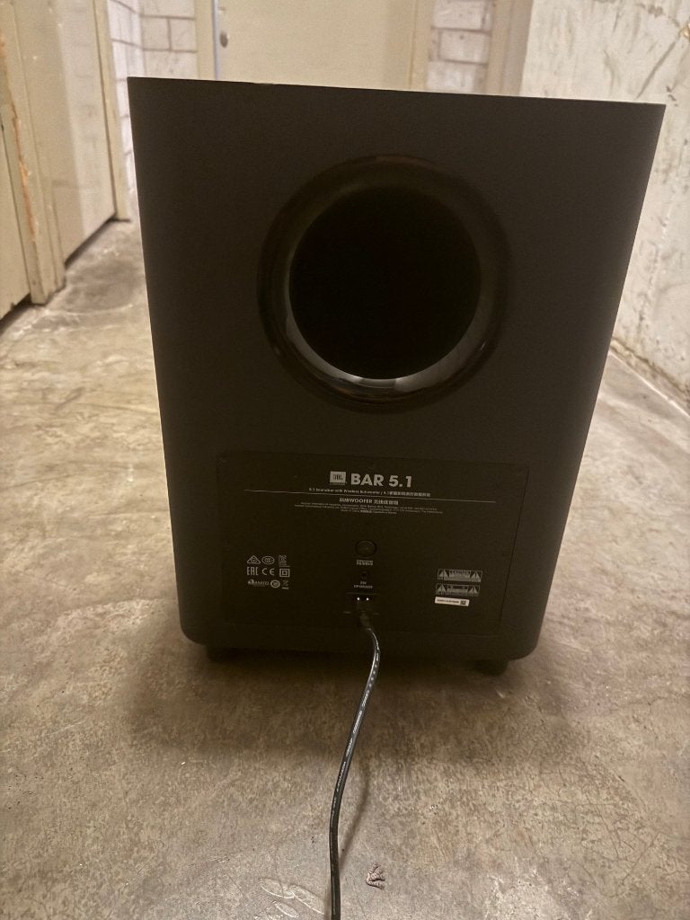 JBL BAR 5.1 WIRELESS SUBWOOFER, Inclusief kabels, Zo goed als nieuw, Ophalen, 150 watt of meer