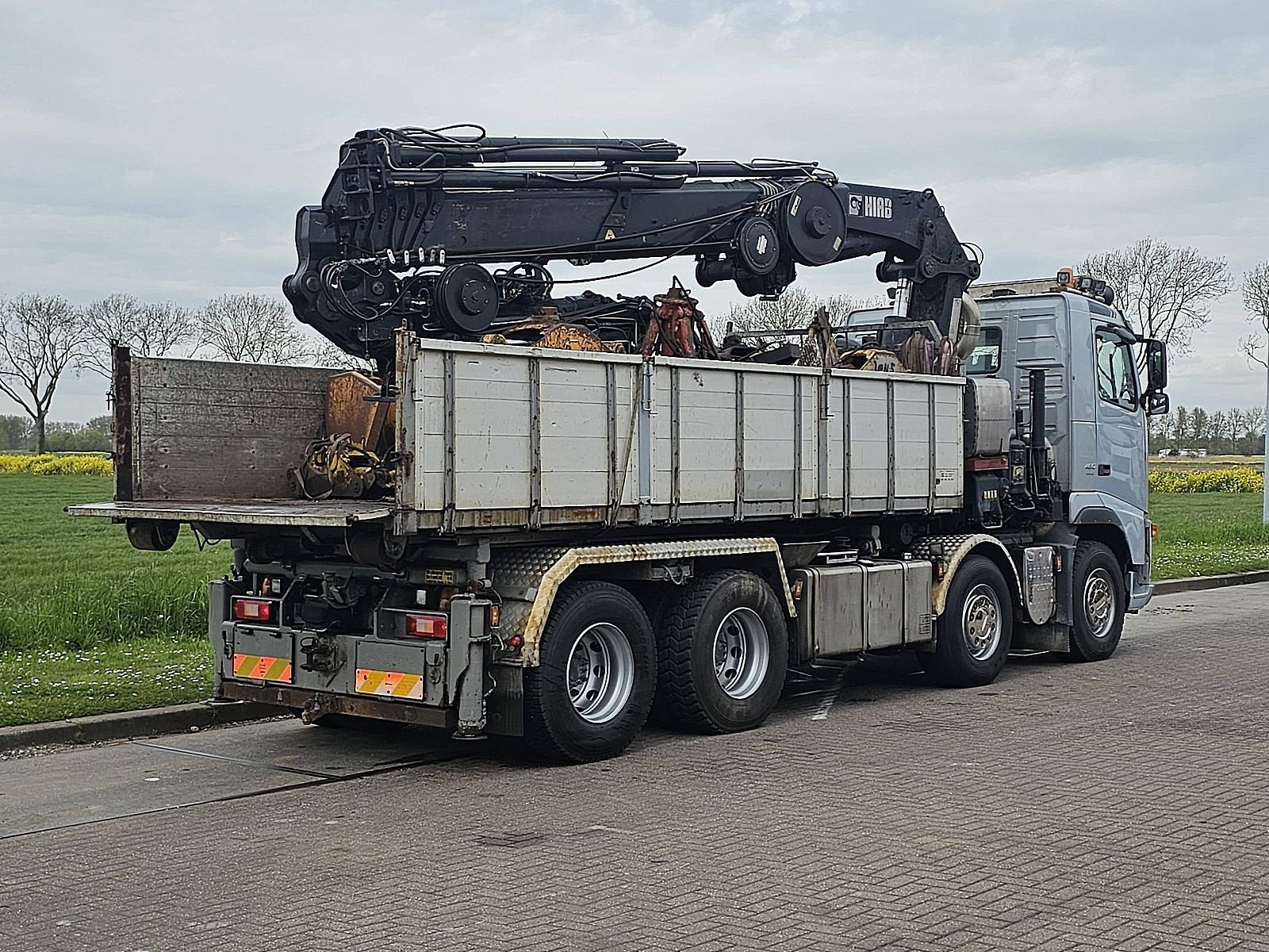 VOLVO FH 13.480 8x2 hiab 477e6 +jib, Automaat, Stoelverwarming, Bedrijf, Diesel