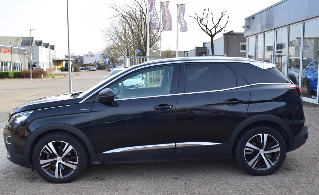Peugeot 3008 1.6 e-THP GT Line | PANORAMADAK | NAVIGATIE | C, Zwart, Leder, Bedrijf, 165 pk
