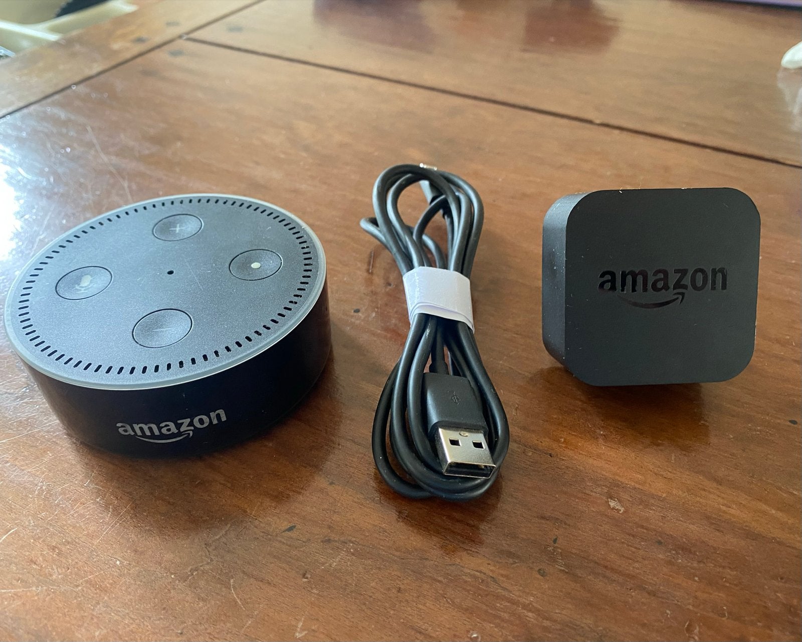 Amazon Echo Dot (2e Generatie) - Slimme Speaker, Ophalen of Verzenden, Zo goed als nieuw