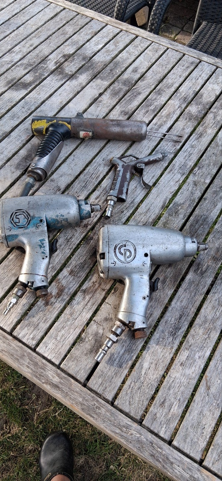 Pneumatische gereedschap Slagboormachine, Ophalen of Verzenden, Gebruikt, Boormachine, Klopboormechanisme