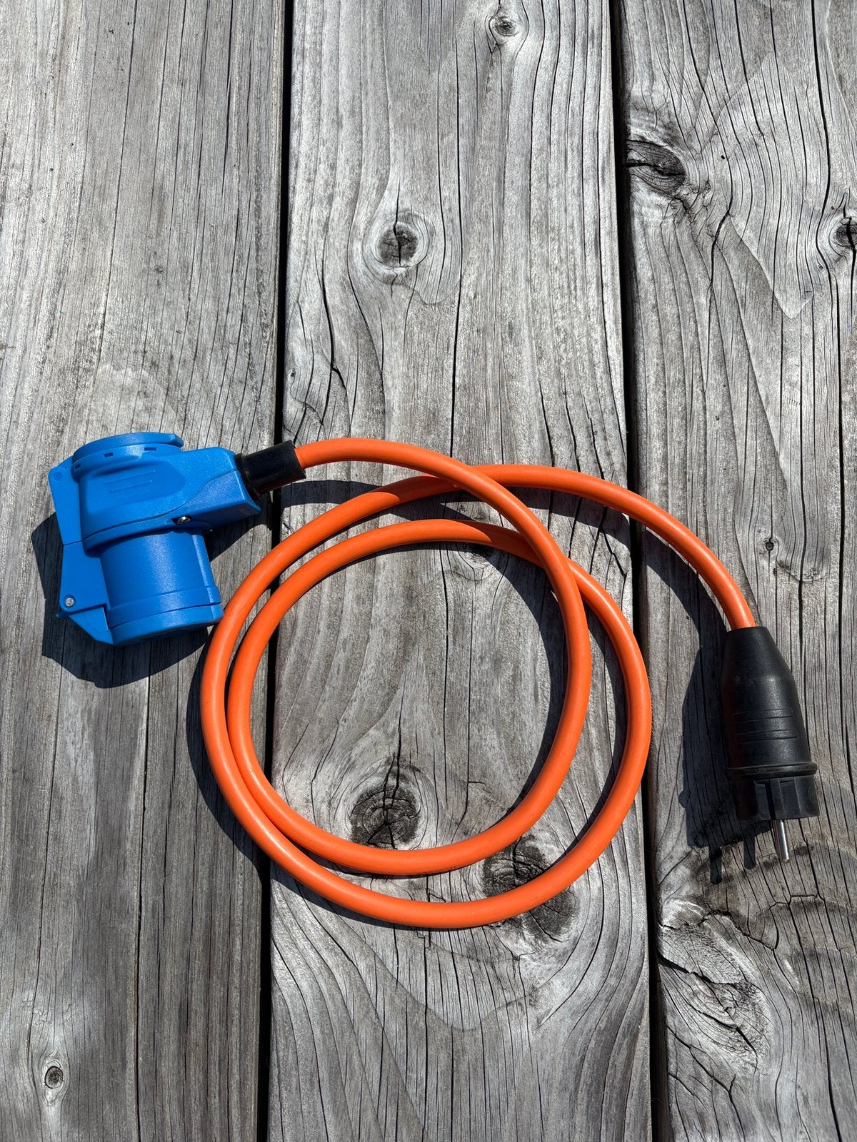 Schuko verloop naar CEE + schuko 1,5 meter, Ophalen of Verzenden, Zo goed als nieuw