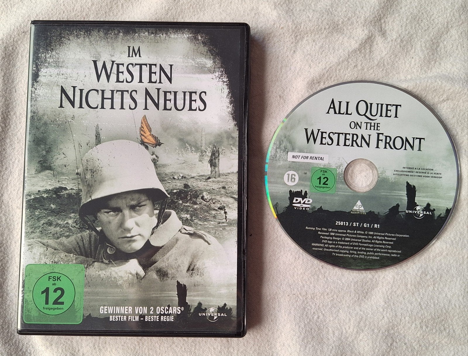 All quiet on the western front (1930, Milestone ), Engels, Nederlands, Drama, Ophalen of Verzenden