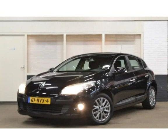 Renault Mégane 1.6 16V 81KW HB 2011 Zwart, Auto's, Renault, 4 cilinders, Zwart, Bedrijf, Handgeschakeld