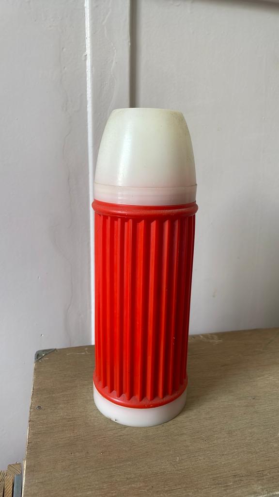 Vintage thermos fles, Verzamelen, Ophalen, Huis en Inrichting