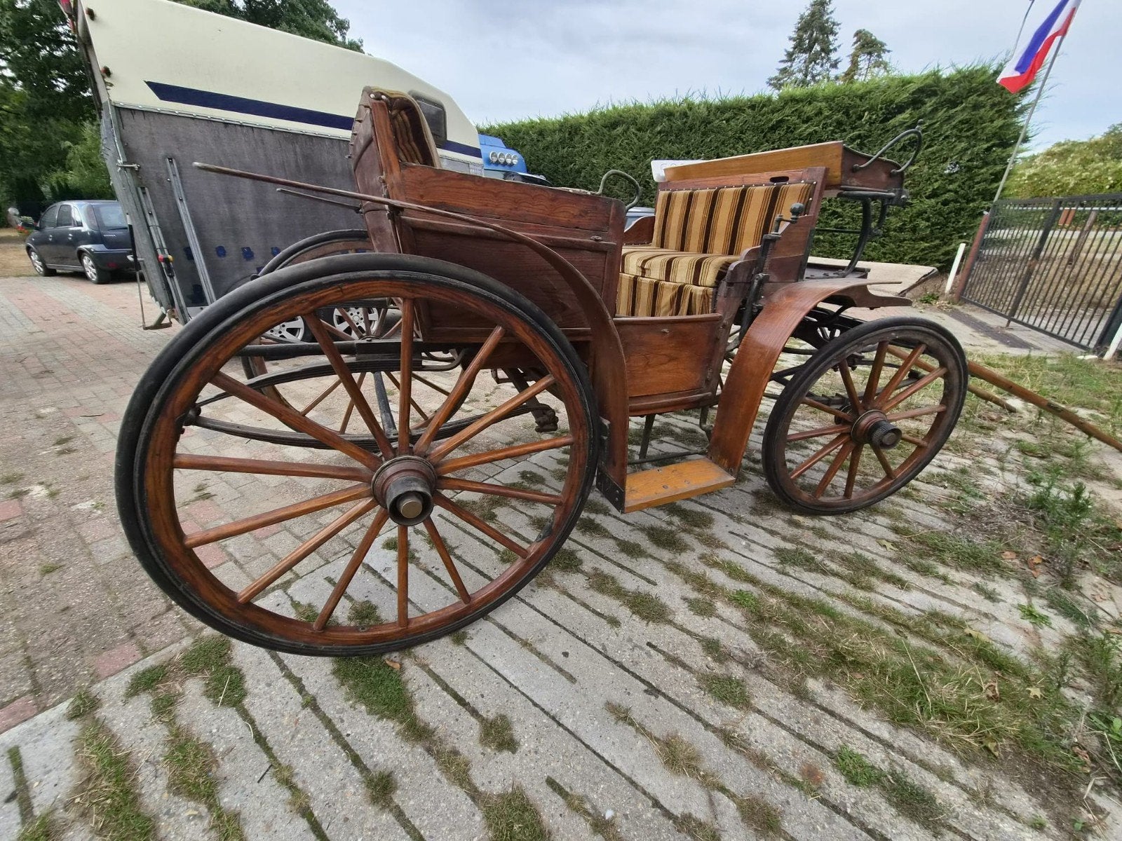 te koop duitse jachtwagen, Gebruikt, Wagonette, Paard