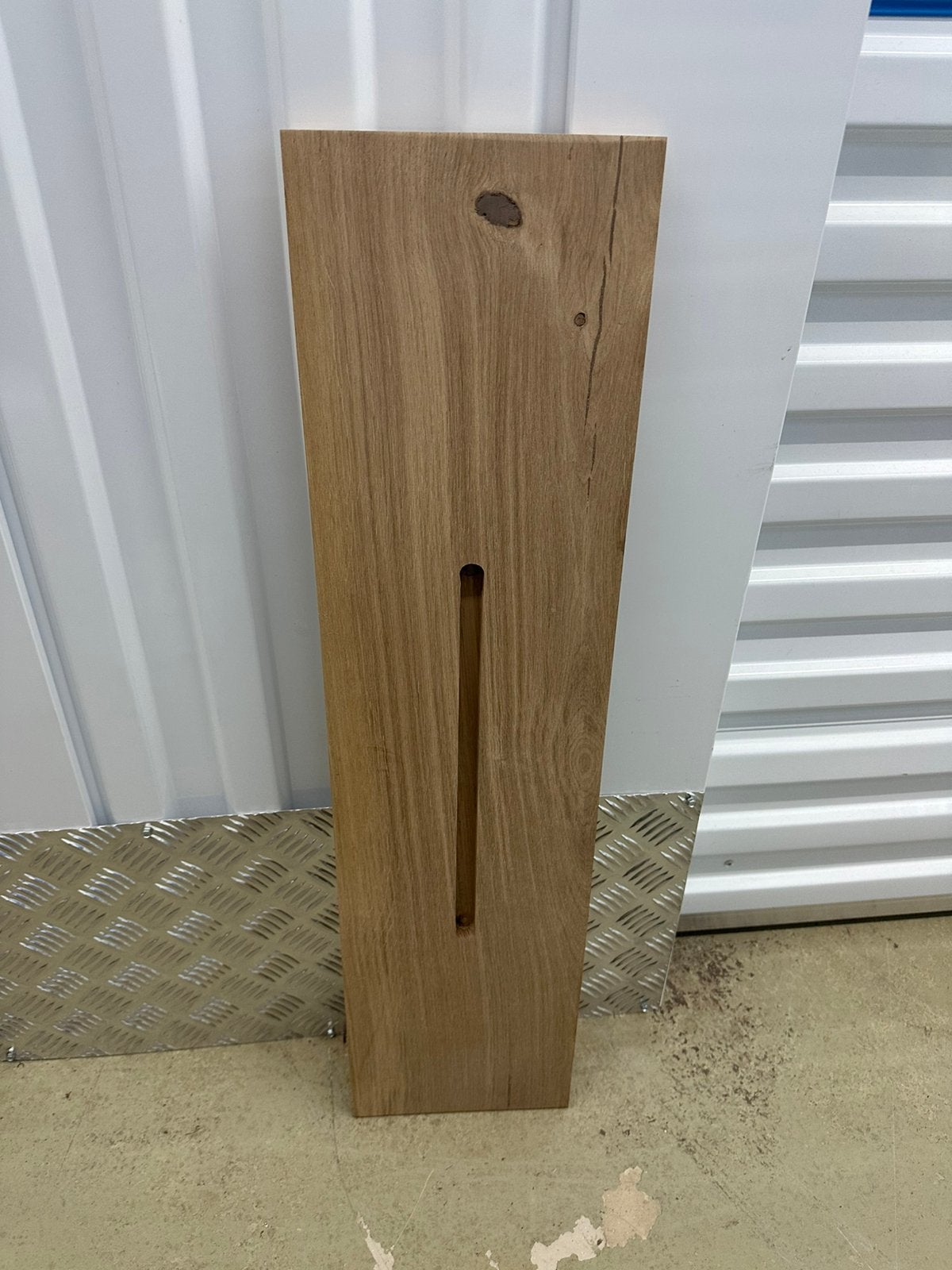 Mooie eikenhouten badplank - 80 cm naturel, Ophalen, Nieuw, Bruin