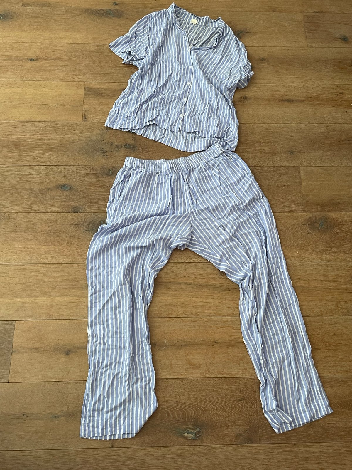 Pyjama met strepen, Ophalen of Verzenden, Zo goed als nieuw, Maat 38/40 (M)