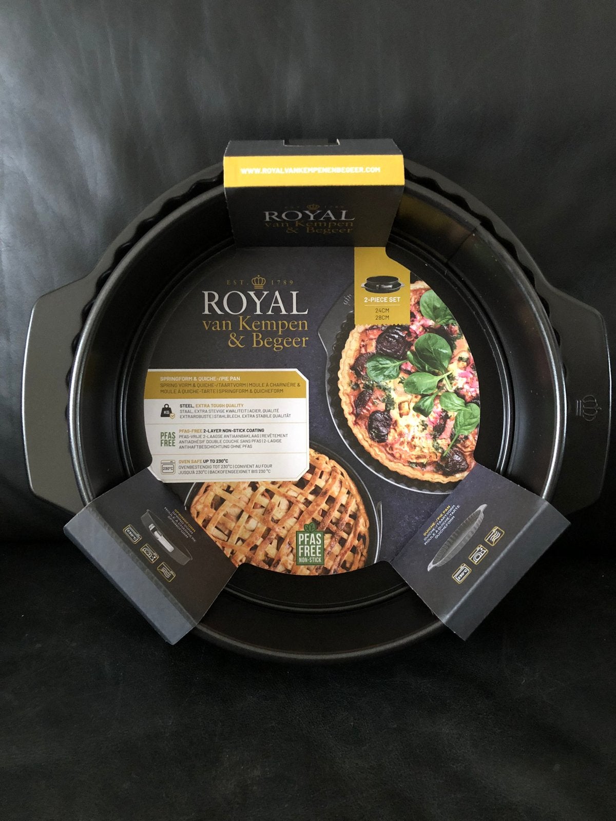 Nieuw 2 delige Royal Vkb bakset, Ophalen, Overige materialen, Antiaanbaklaag, Overige typen