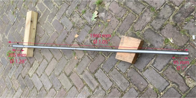 Schroefas, Ophalen, Gebruikt, Motor en Techniek, Zeilboot of Motorboot