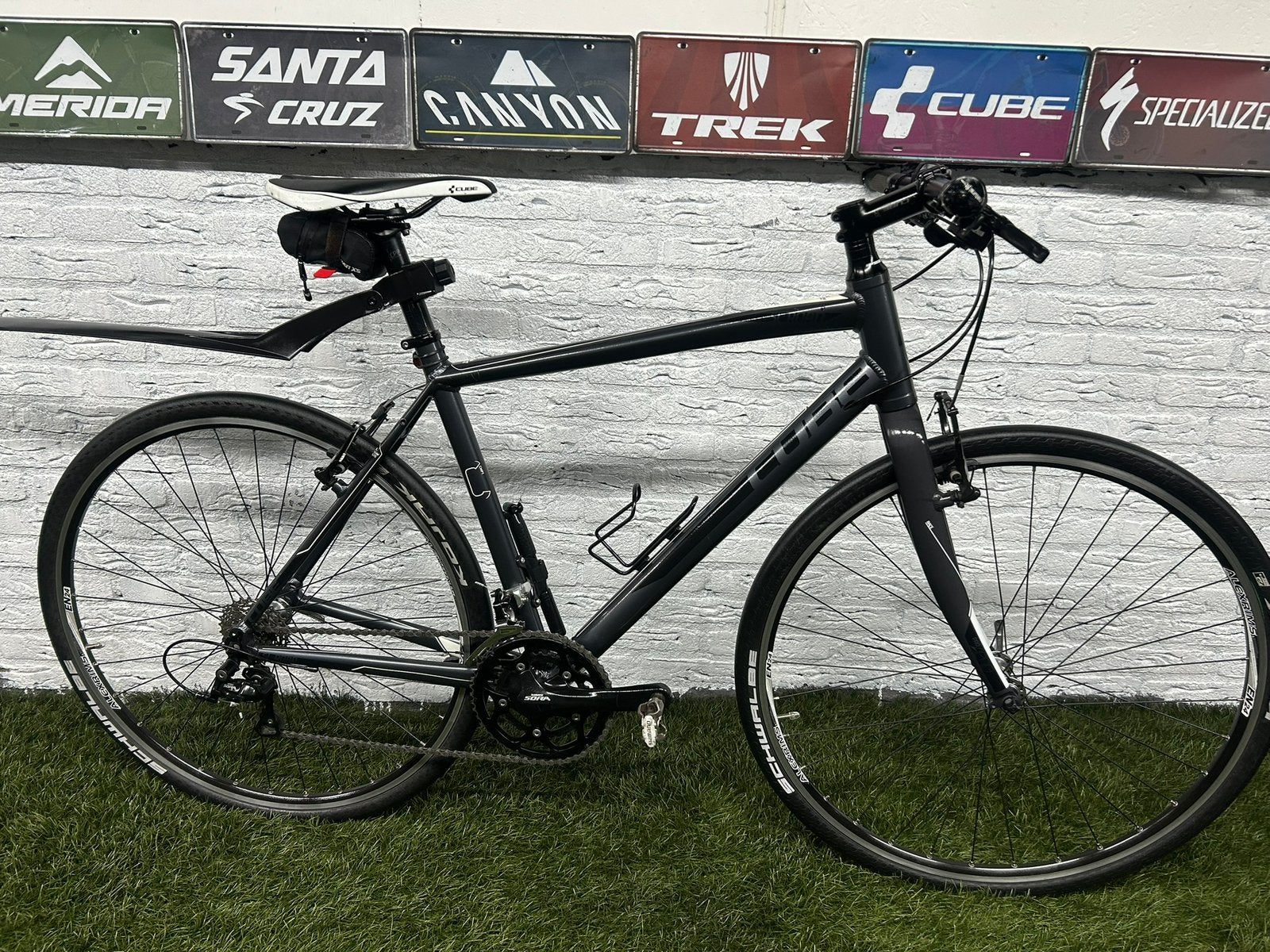 ZGAN Cube SL Road maat 56 shimano sora hybride fiets CUBE, 53 tot 57 cm, Ophalen, Zo goed als nieuw, Overige merken