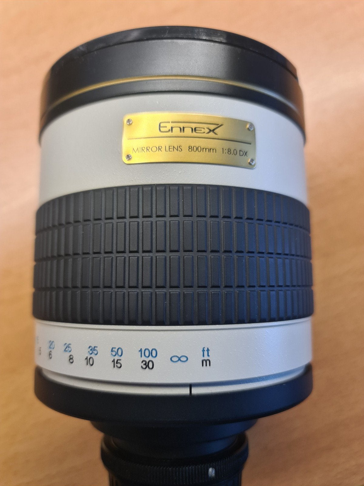 Ennex Mirrorlens 800mm f/8.0 Telelens voor Nikon F-mount, Overige merken, Gebruikt, Nikon F-mount, Beschermhoes/tas